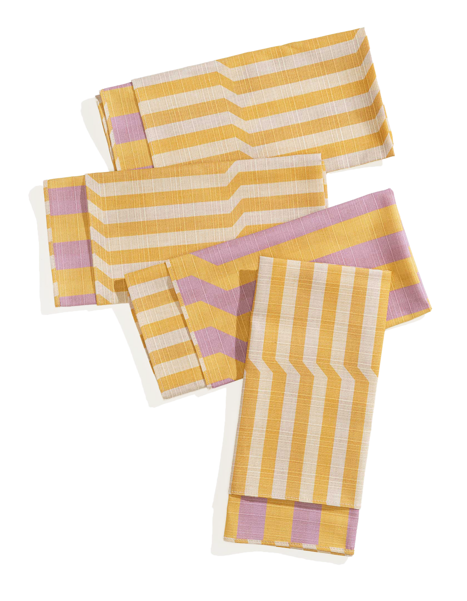 Dinner Napkins Double Sided Stripe - Quiet Season
