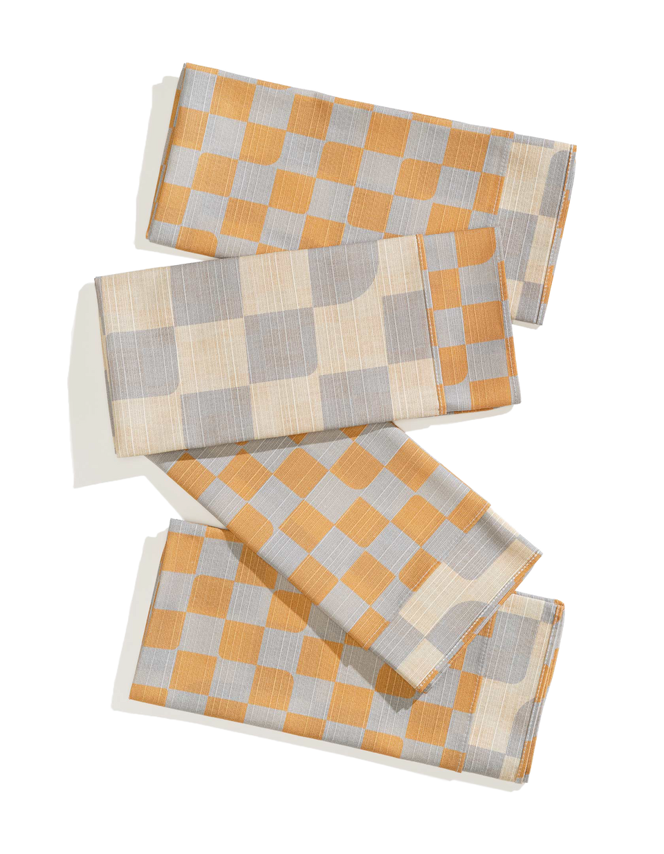 Dinner Napkins Double Sided Checker - Quiet Season