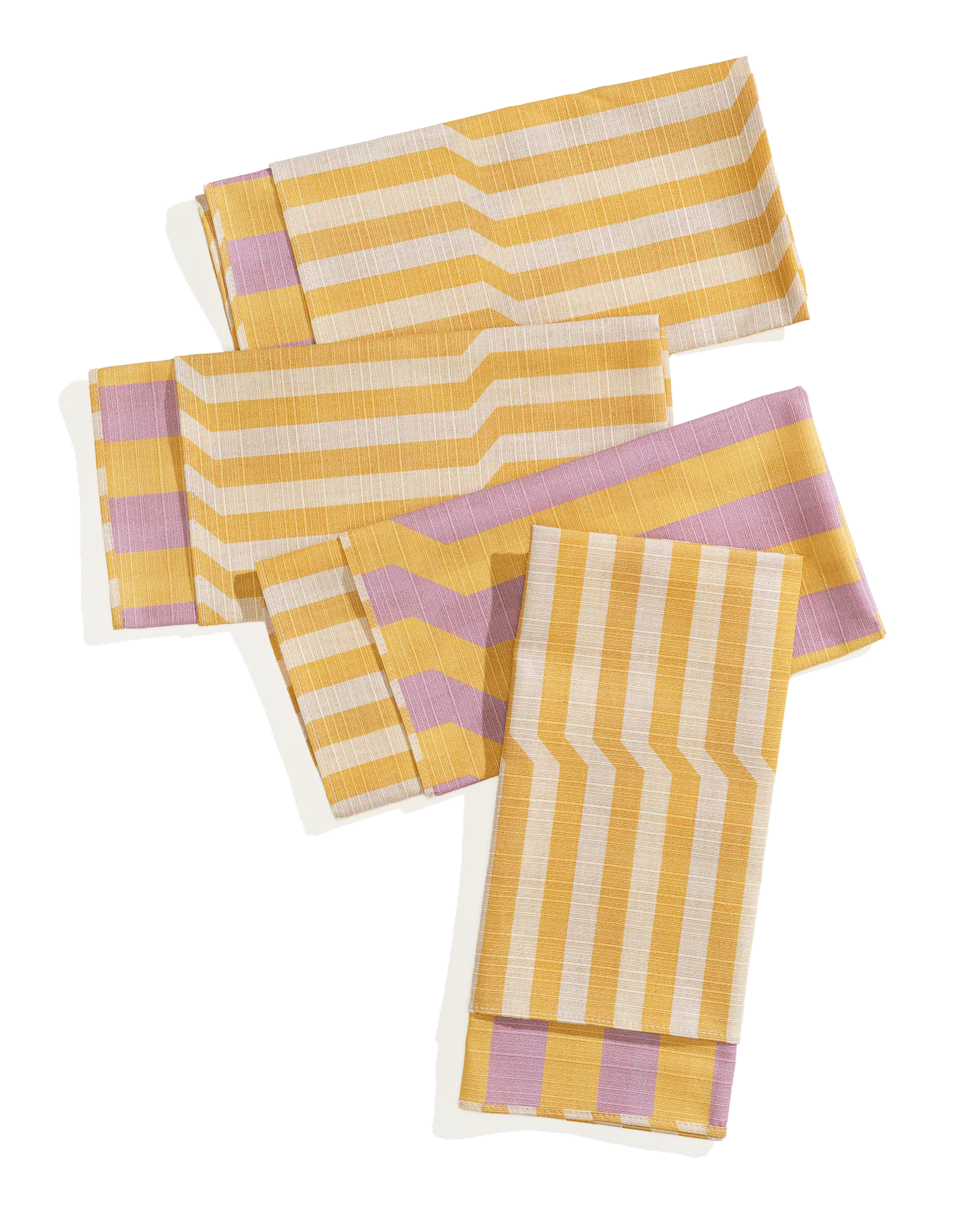 Dinner Napkins Double Sided Stripe - Quiet Season